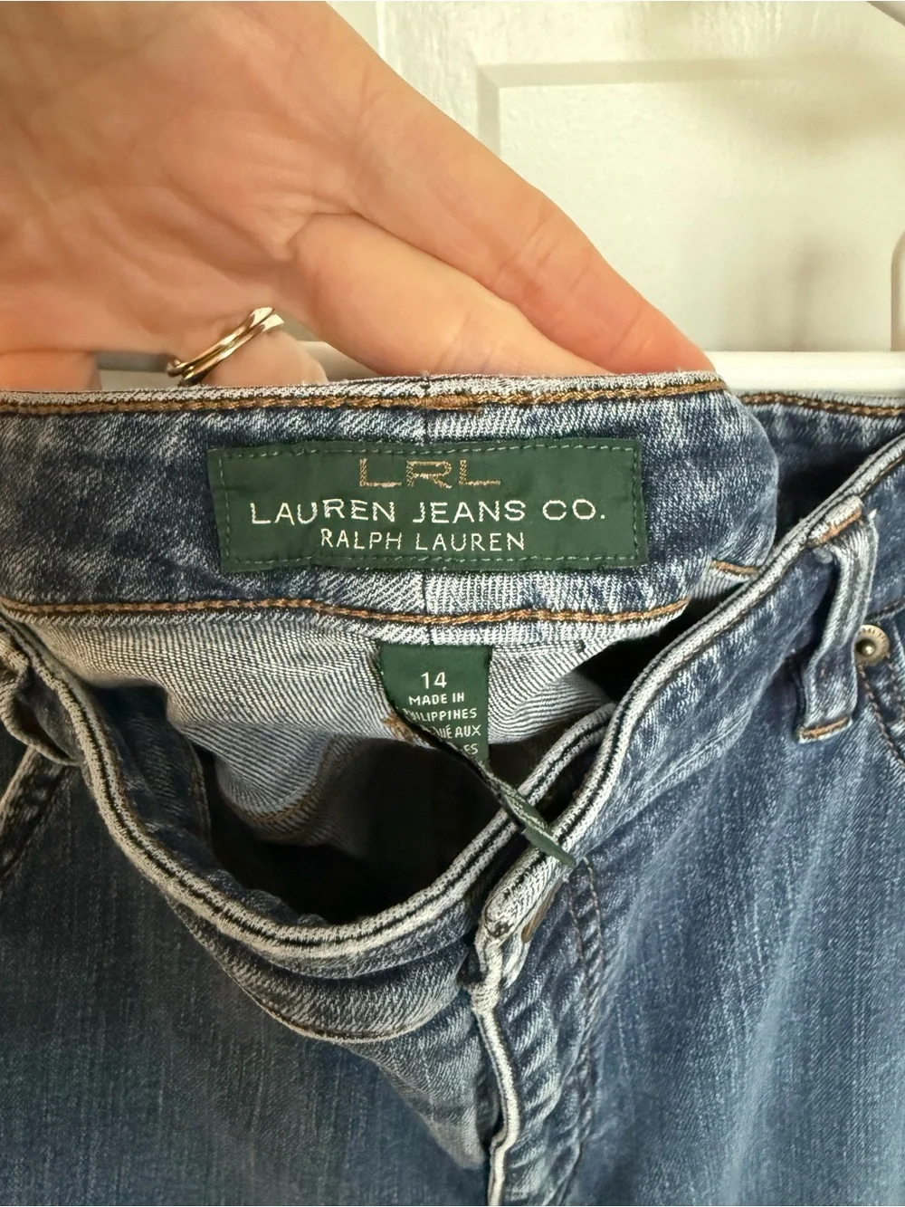 Lauren Ralph Lauren LRL Straight Leg Stretch Jeans Size 14